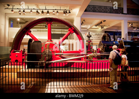 Il Museo delle Scienze di Londra. Un mulino motore da Burnley Ironworks Company 1903. Foto Stock