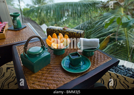 Spa al Banyan Tree Resort sull'Isola di Mahe Foto Stock