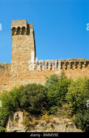 Rocca Aldobrandesca, Sovana, Grosseto, Toscana, Italia Foto Stock