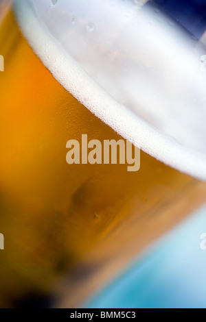 Vetro di birra Foto Stock