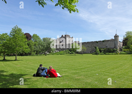Castello di Cahir, Co. Tipperary, Repubblica di Irlanda Foto Stock