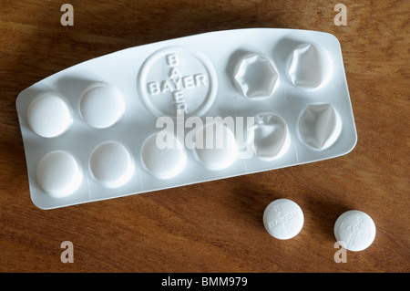 Aspirina Bayer Foto Stock