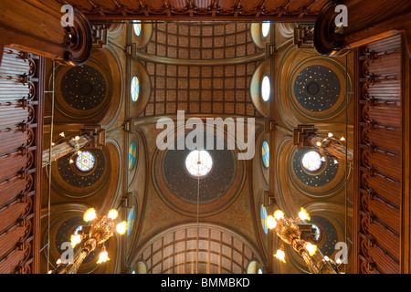 Eldridge Street Sinagoga, il Lower East Side di Manhattan, New York City, NY, STATI UNITI D'AMERICA Foto Stock