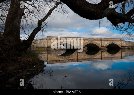 Ross Bridge alla periferia del villaggio di Ross in Tasmanian Midlands Foto Stock