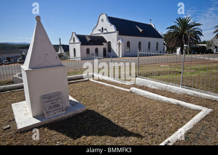 Elim ha il solo monumento in onore della liberazione degli schiavi di tutto il Sud Africa Foto Stock