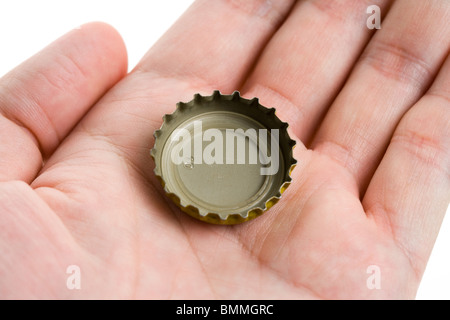 Tappo di bottiglia close up shot Foto Stock