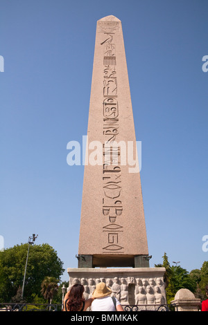 L'obelisco egiziano nell'Ippodromo, Istanbul, Turchia Foto Stock