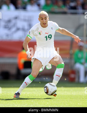 HASSAN YEBDA ALGERIA PETER MOKABA STADIUM POLOKWANE SUDAFRICA 13 Giugno 2010 Foto Stock