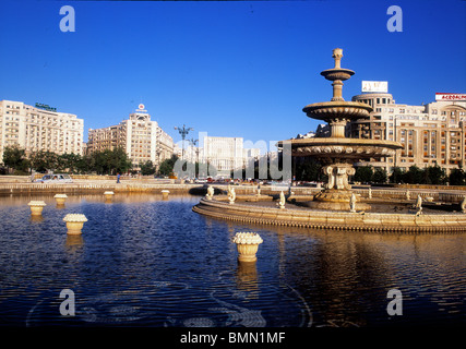 Bucarest, Piata Unirii Foto Stock