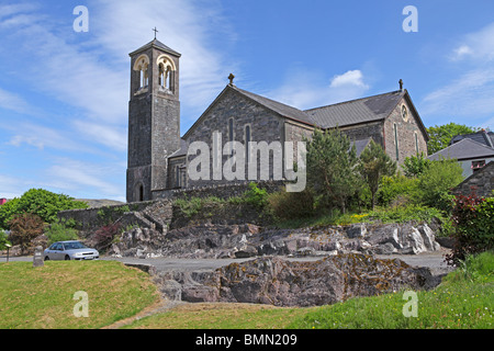 La chiesa, Sneem, Ring of Kerry, Repubblica di Irlanda Foto Stock