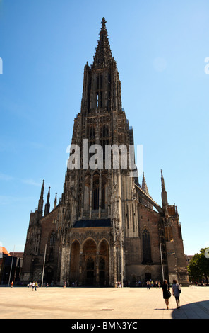 L'Ulm Minster, più alte del mondo la Chiesa Foto Stock