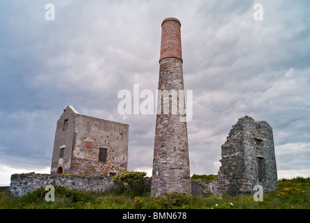 Costa di rame Co. Waterford Irlanda. Vecchia miniera di rame. Foto Stock