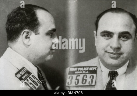 AL CAPONE - noi gangster (1899-1947) nella foto di polizia Foto Stock