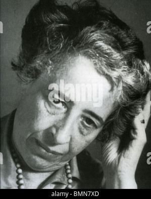 HANNAH ARENDT (1906-1975) ebreo tedesco teorico politico Foto Stock