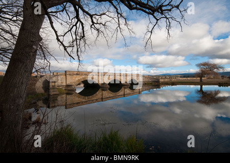 Ross Bridge alla periferia del villaggio di Ross in Tasmanian Midlands Foto Stock