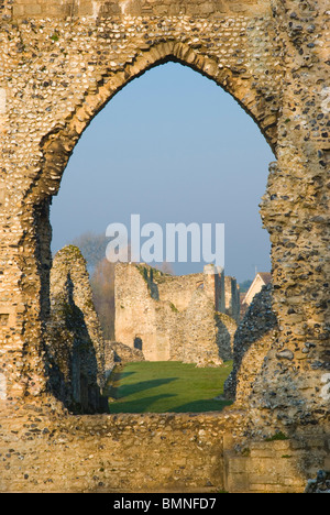 Norfolk, Thetford Town, priorato cluniacense Foto Stock