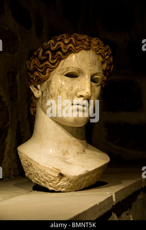 Anatolica Museo romano di Ankara in Turchia di testa Foto Stock