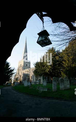 St Marys chiesa harrow sulla collina Foto Stock