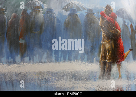 Uno di (26) le immagini relative a Elephant Parade nel 2010. Le immagini rivelano close-up anche dell'opera d'arte su elefanti in alcuni dettagli. Godetevi. Foto Stock