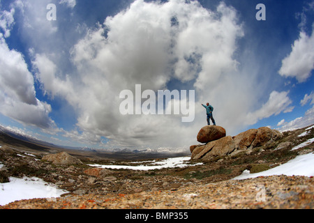 Tien-Shan, Kirghizistan, vicino a Kyzyl Asker Foto Stock