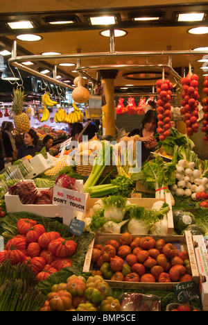 Mercat de la Boqueria, Barcellona, Spagna Foto Stock