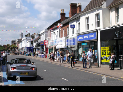 High Street Christchurch Dorset Giugno 2010 Foto Stock