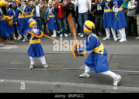 La religione sikh vaisakhi festival di Roma Italia 2010 Foto Stock