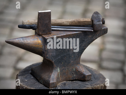 Vintage Smith's workshop e strumenti, Germania Foto Stock