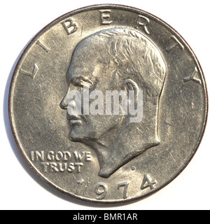 Coin - silver dollar Foto Stock