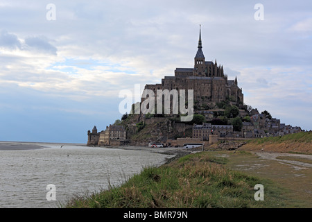 Mont Saint-Michel, Manche department, Bassa Normandia, Francia Foto Stock