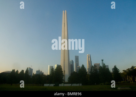 Memoriale per le vittime civili della occupazione giapponese, War Memorial Park Beach Road, Singapore Foto Stock