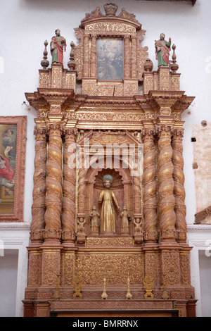 Chiesa di San Gaetano ; costruito nel 1655 ; UNESCO World Heritage Site ; vecchi Goa ; Velha Goa ; India Foto Stock