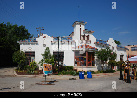 Paseo Quartiere delle Arti del centro cittadino di Oklahoma City. Foto Stock