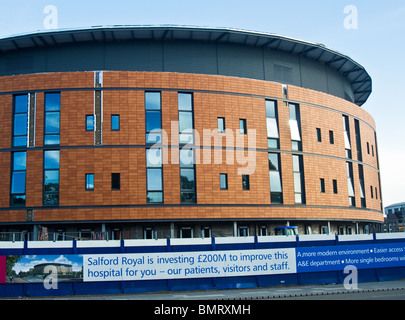 Edificio di nuova costruzione (2010), Salford Royal Hospital, Salford, Greater Manchester, Regno Unito Foto Stock