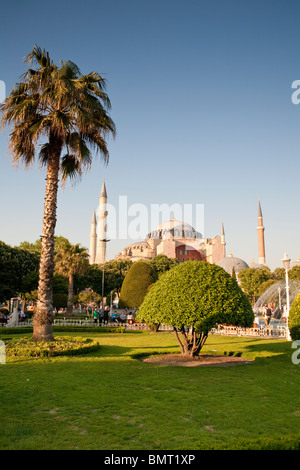 Haghia Sophia, la moschea di Istanbul, Turchia Foto Stock