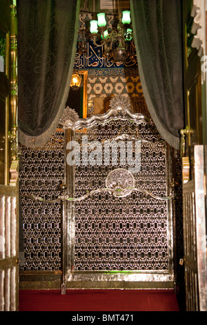 Tomba di Abu Ayyub Al-Ansari al Eyup la Moschea del Sultano, Eyup, Istanbul, Turchia Foto Stock