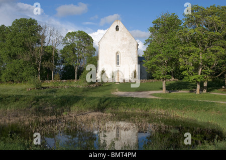 Estonia,Saaremaa Island,Karja,Chiesa,13th-14 secolo,la Chiesa tedesca Foto Stock