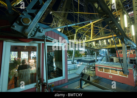 Ruota panoramica Riesenrad di Vienna, Austria Foto Stock