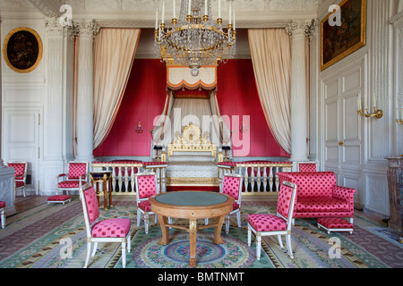 Chateau de Versailles, il Grand Trianon, il Re della camera da letto Foto Stock