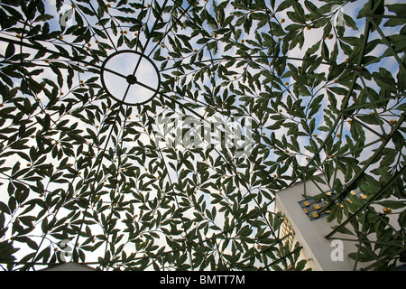 Palazzo secessionista tetto, Vienna, Austria Foto Stock