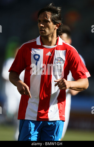 ROQUE SANTA CRUZ SLOVACCHIA V PARAGUAY lo Stadio Free State BLOEMFONTEIN SUD AFRICA 20 Giugno 2010 Foto Stock