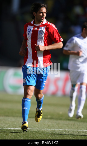 ROQUE SANTA CRUZ SLOVACCHIA V PARAGUAY lo Stadio Free State BLOEMFONTEIN SUD AFRICA 20 Giugno 2010 Foto Stock