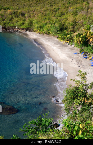 Caraibi, St Lucia, Anse Cochon Beach Foto Stock