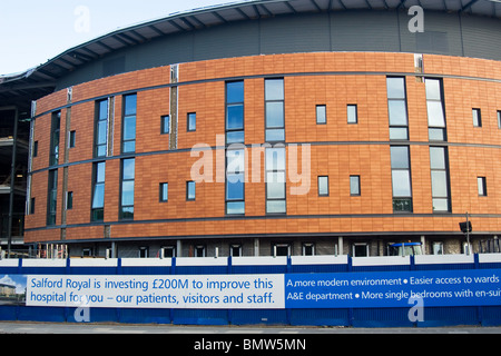 Edificio di nuova costruzione (2010), Salford Royal Hospital, Salford, Greater Manchester, Regno Unito Foto Stock