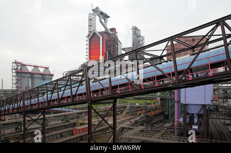 ThyssenKrupp Steel AG smelledery, Duisburg, Germania Foto Stock