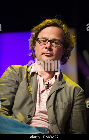 Hugh Fearnley-Whittingstall raffigurato a Hay Festival 2010 Hay on Wye Powys Wales UK Foto Stock