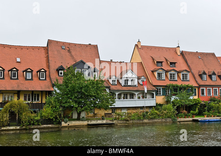 Storica città di Bamberga, dello Stato libero di Baviera Foto Stock