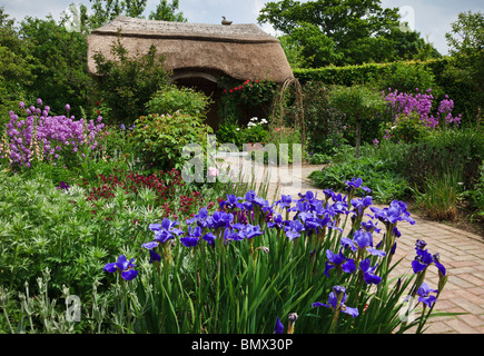 Il garden cottage a RHS Rosemoor giardino, grande Torrington, Devon, Inghilterra Foto Stock