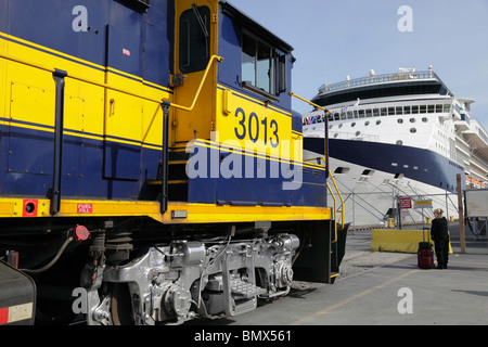 L'ancoraggio Express termina a Seward, Alaska 3 Foto Stock