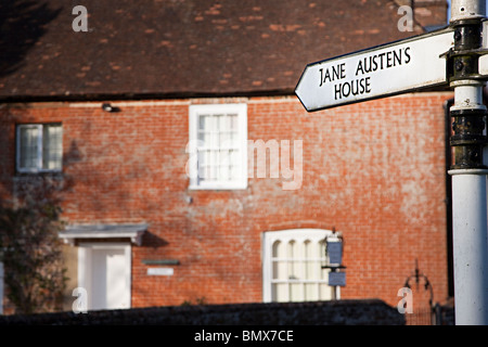 Jane Austen's House Chawton England Regno Unito Foto Stock